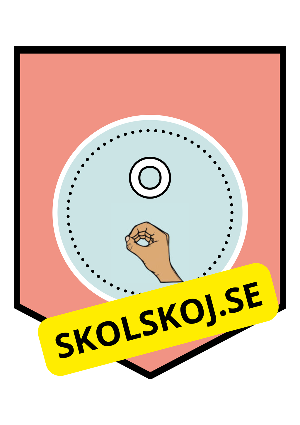 Vimpel - Glad sommar - Teckenspråk