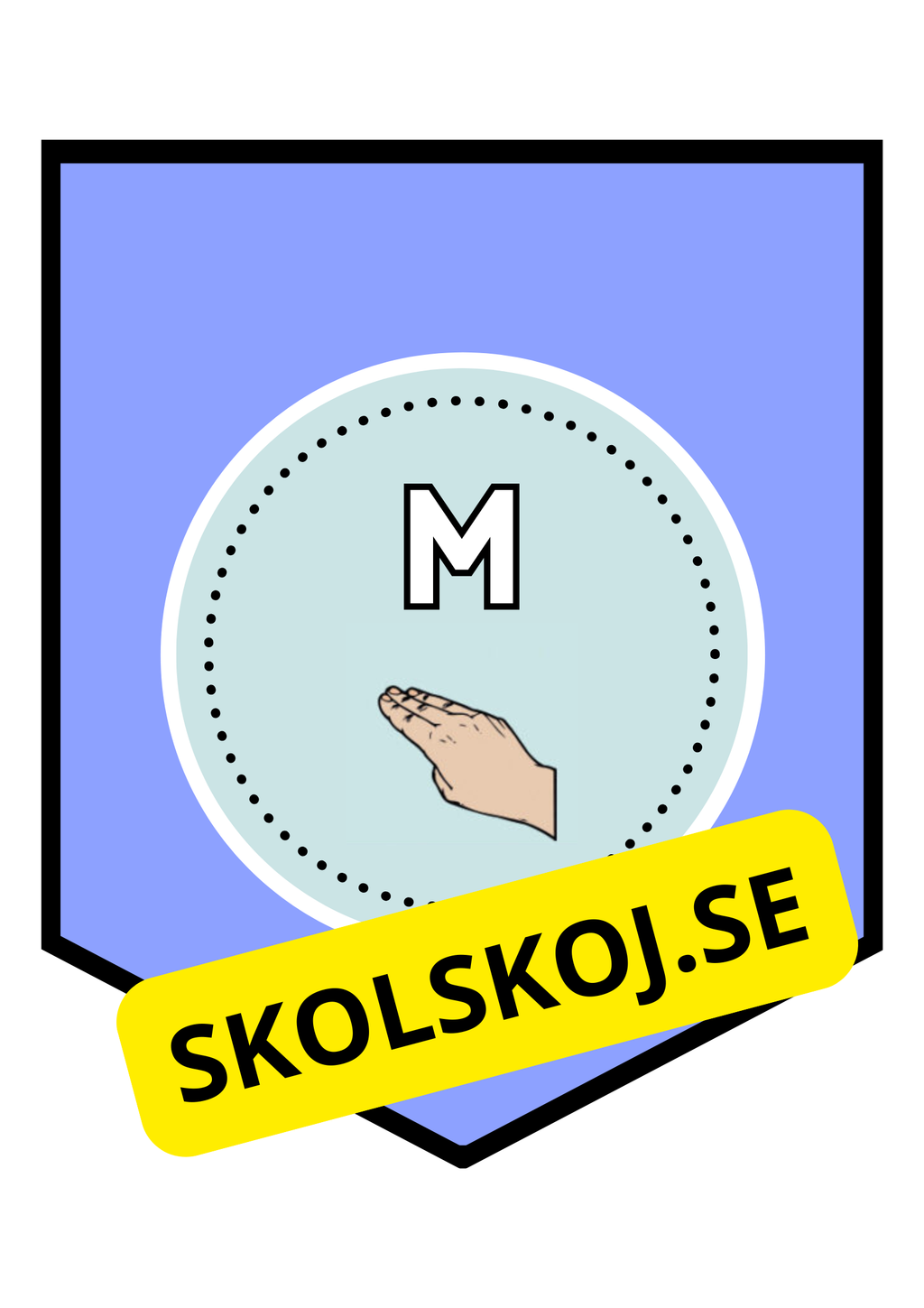 Vimpel - Glad sommar - Teckenspråk