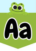 Vimplar alfabetet - Grodan