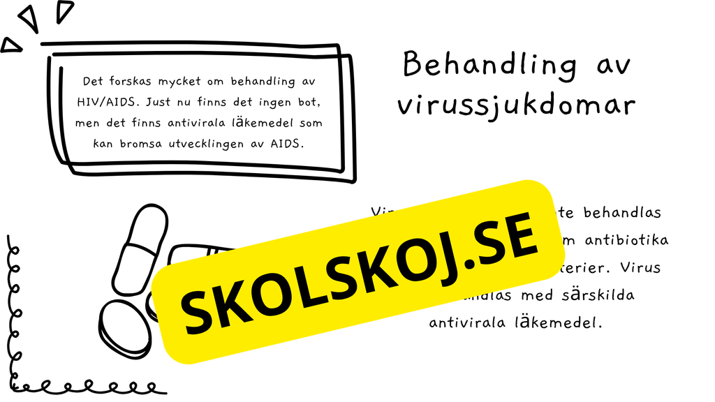 Virus - Biologi - Presentation + frågor - Åk 6 - 9