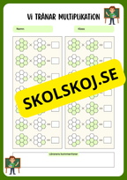 Vi tränar de fyra räknesätten