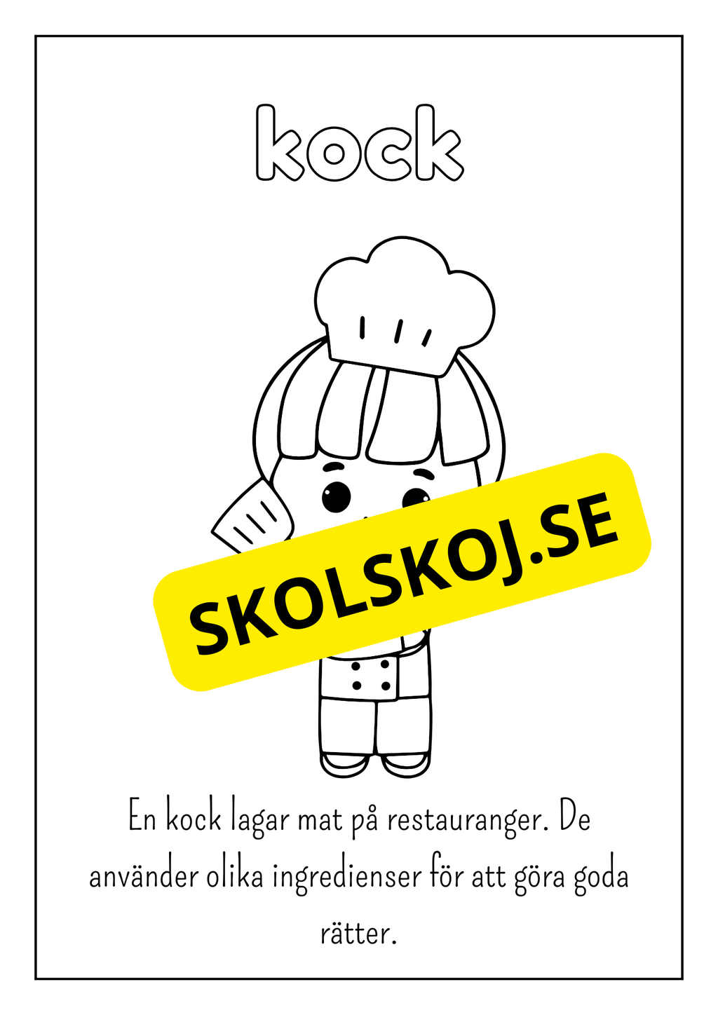 Yrken årskurs 1 - 2