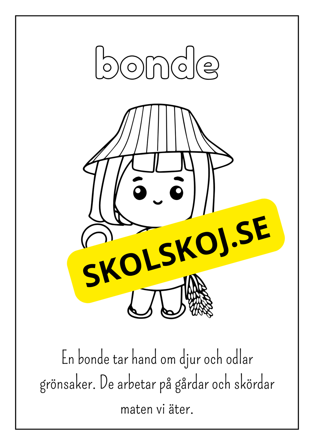 Yrken årskurs 1 - 2