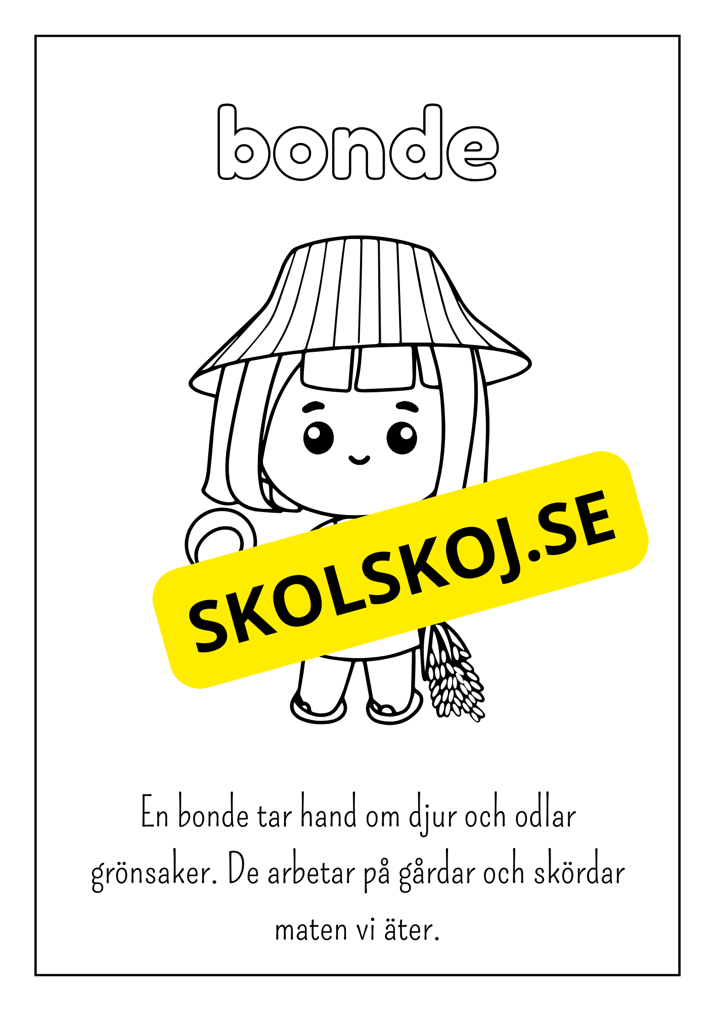 Yrken årskurs 1 - 2