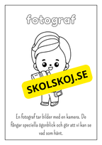 Yrken årskurs 1 - 2