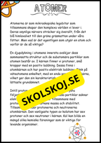 Atomer, molekyler och grundämnen - NO