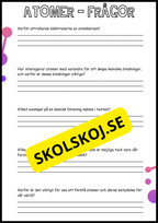 Atomer, molekyler och grundämnen - NO