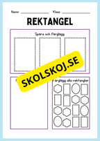 Geometriska former - Förskoleklass - Årskurs 3