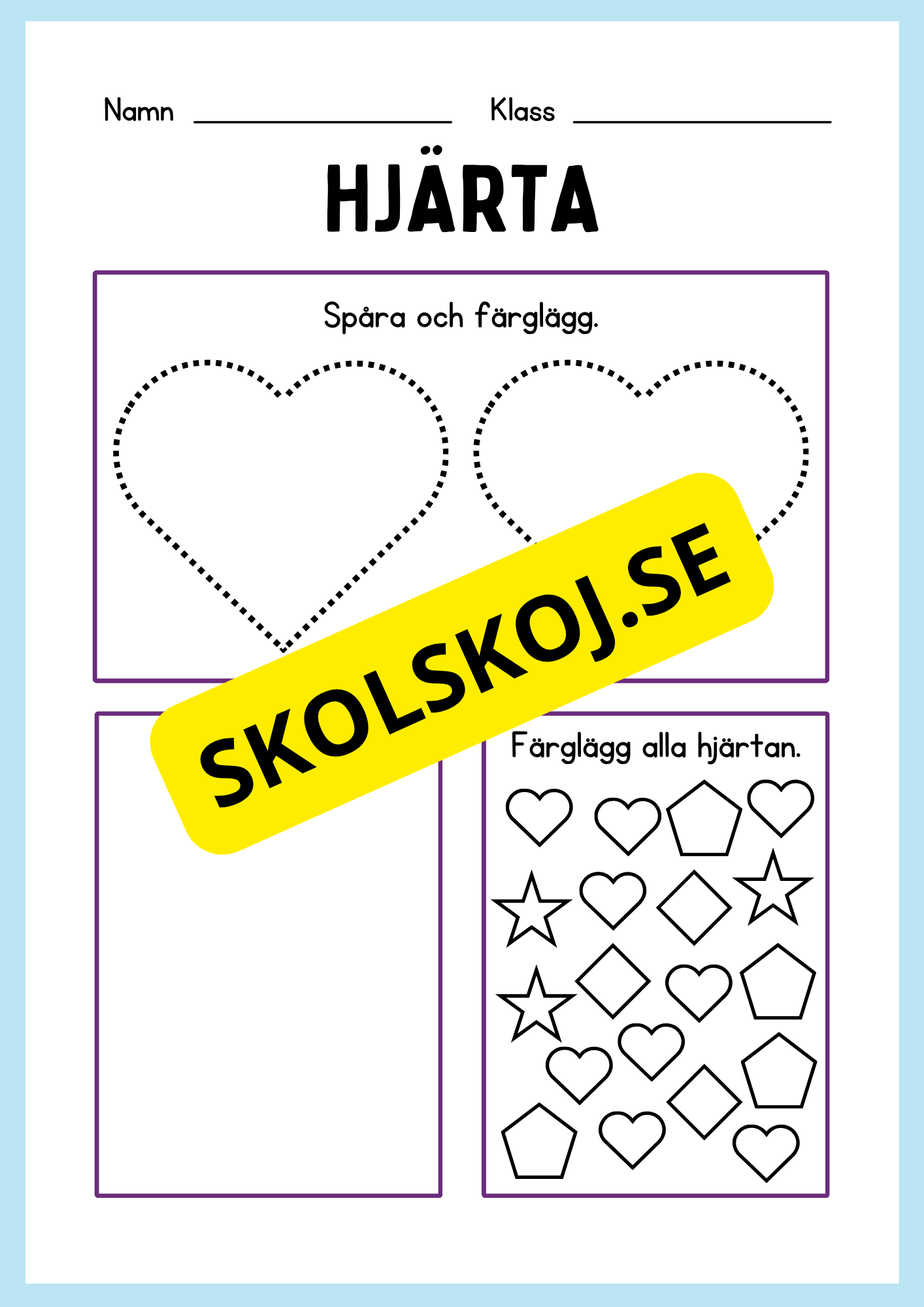 Geometriska former - Förskoleklass - Årskurs 3