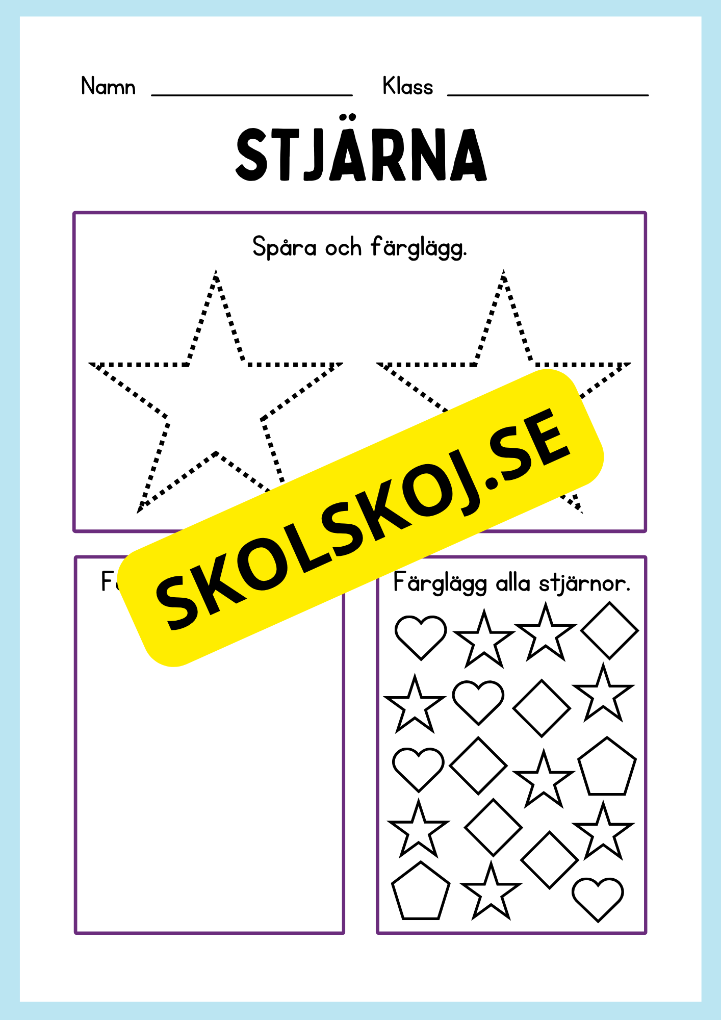 Geometriska former - Förskoleklass - Årskurs 3