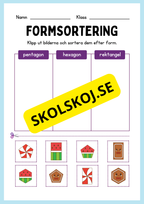 Geometriska former - Förskoleklass - Årskurs 3