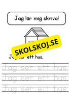 Jag lär mig skriva - Jag ser jag har