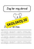 Jag lär mig skriva - Jag ser jag har