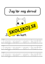 Jag lär mig skriva - Jag ser jag har