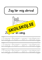 Jag lär mig skriva - Jag ser jag har