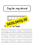 Jag lär mig skriva - Jag ser jag har