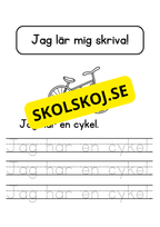 Jag lär mig skriva - Jag ser jag har