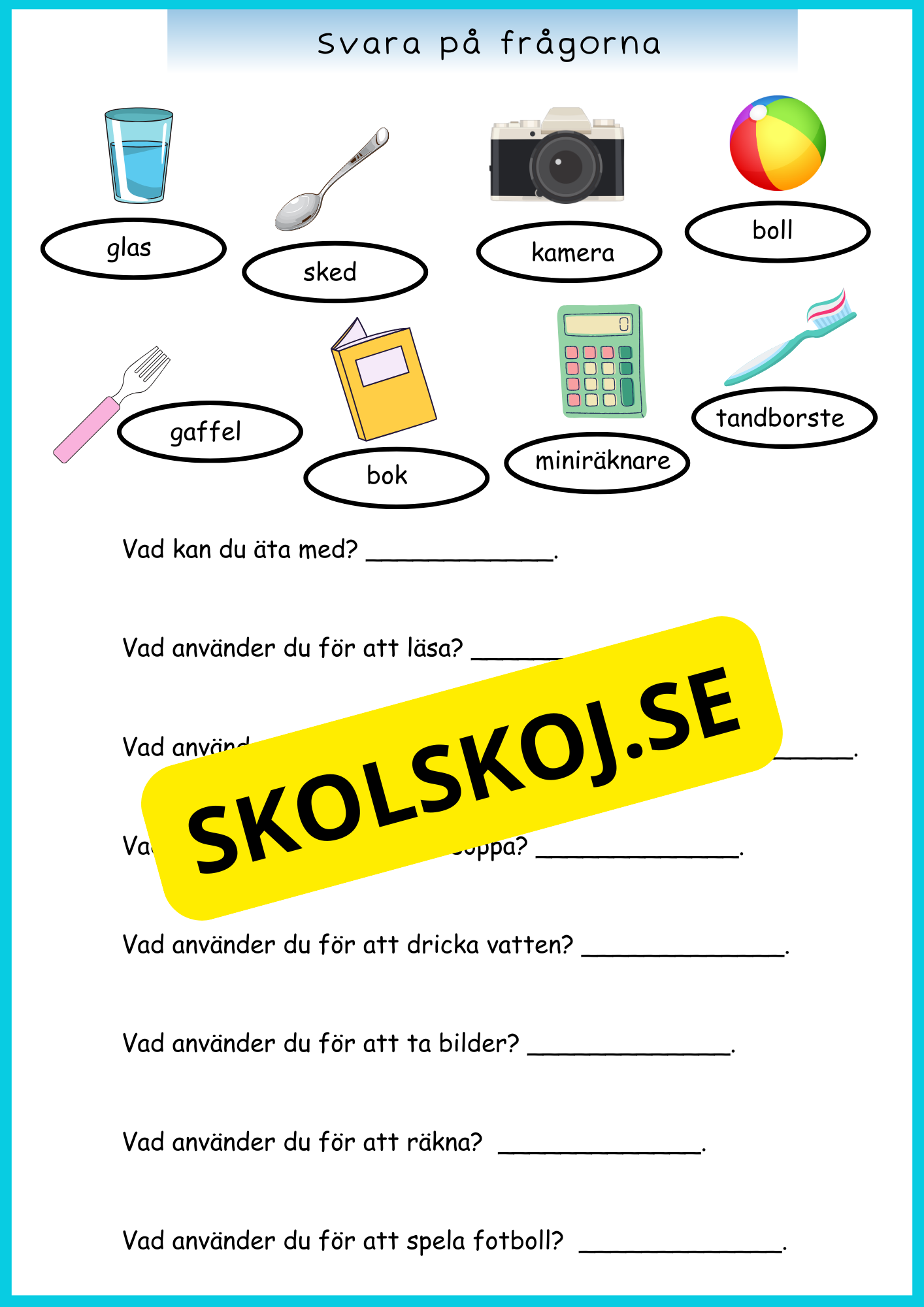 Läs och skriv - Läsförståelse