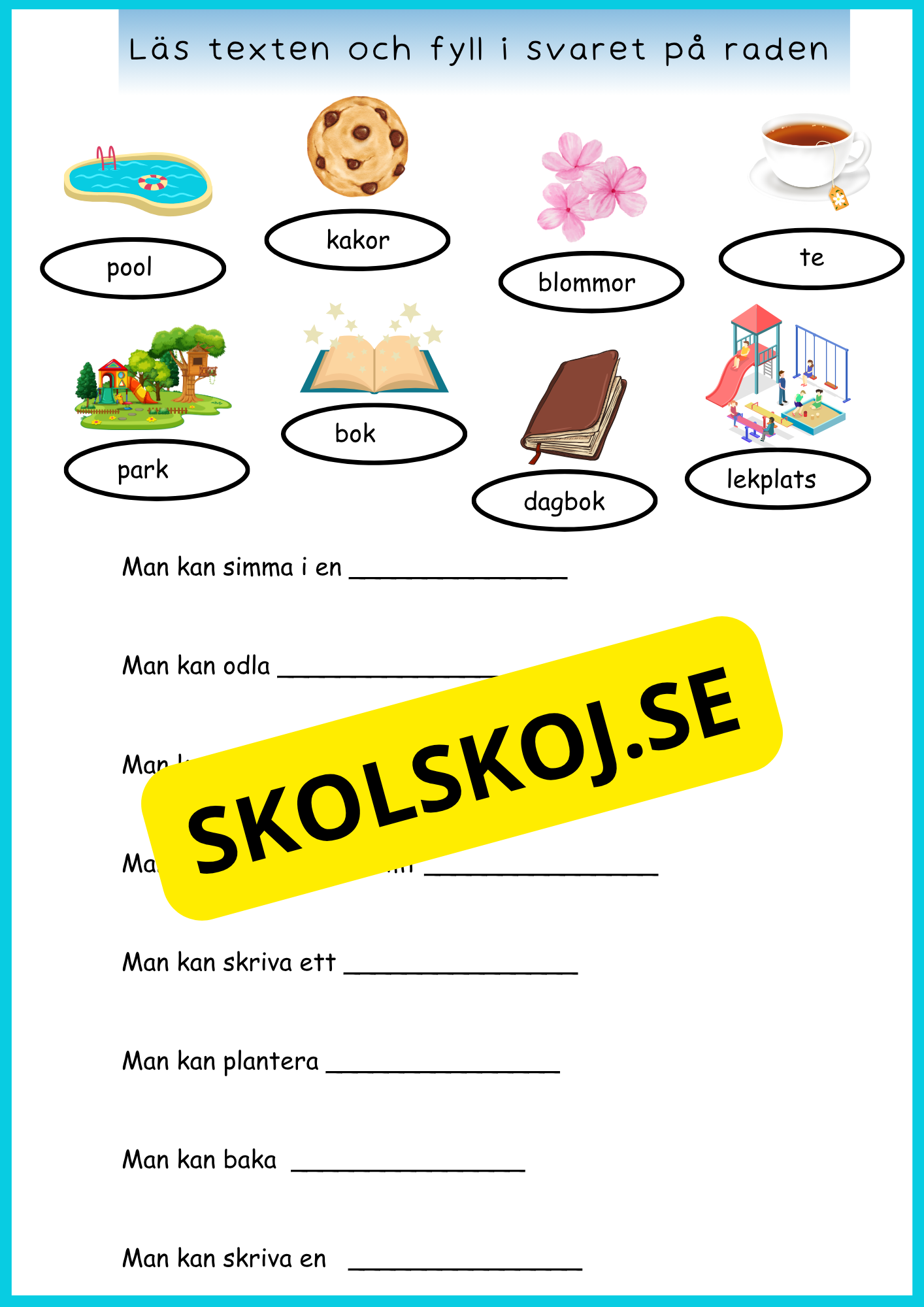 Läs och skriv - Läsförståelse