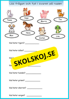 Läs och skriv - Läsförståelse