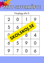 Mitt sifferhäfte