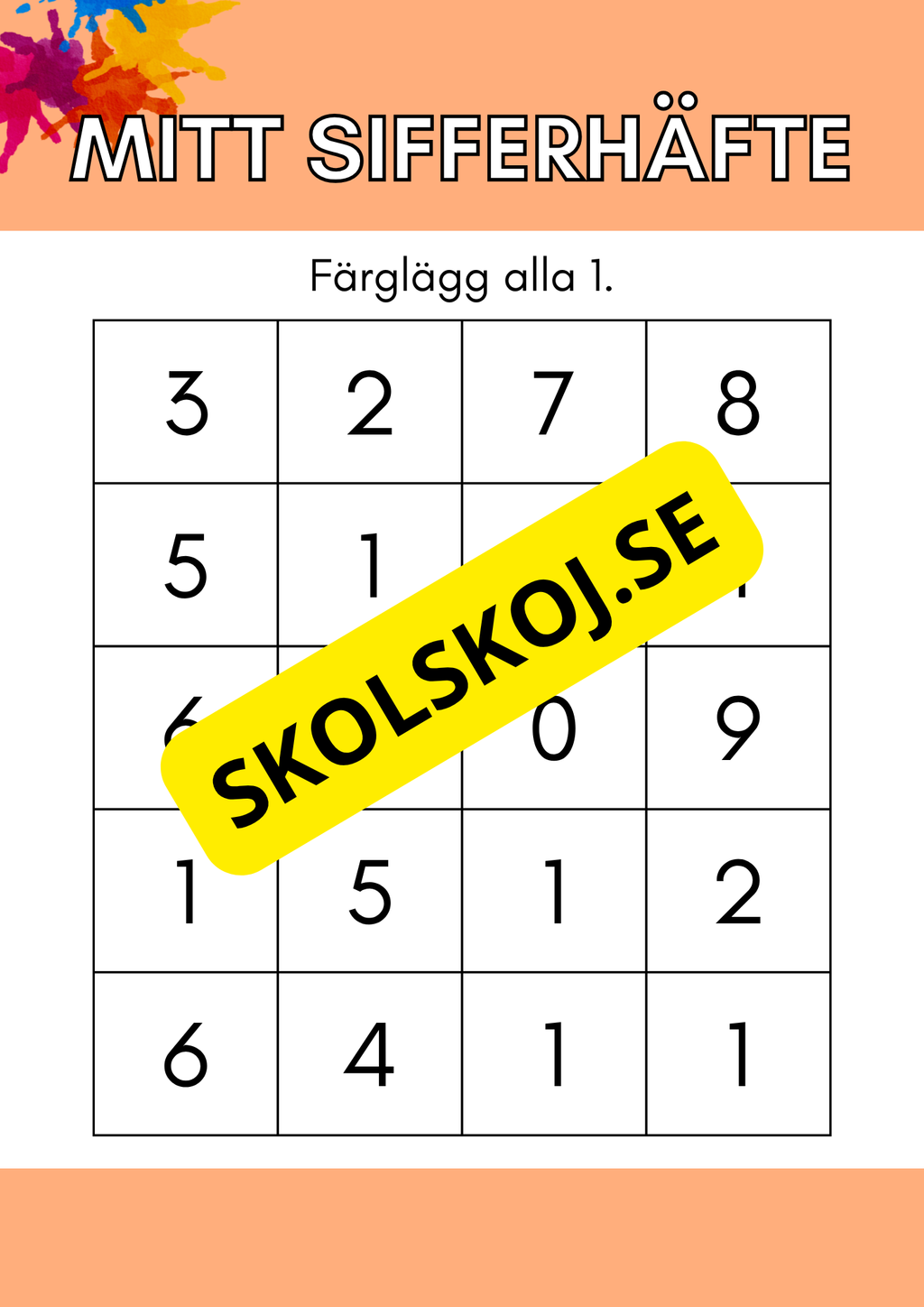Mitt sifferhäfte