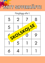 Mitt sifferhäfte