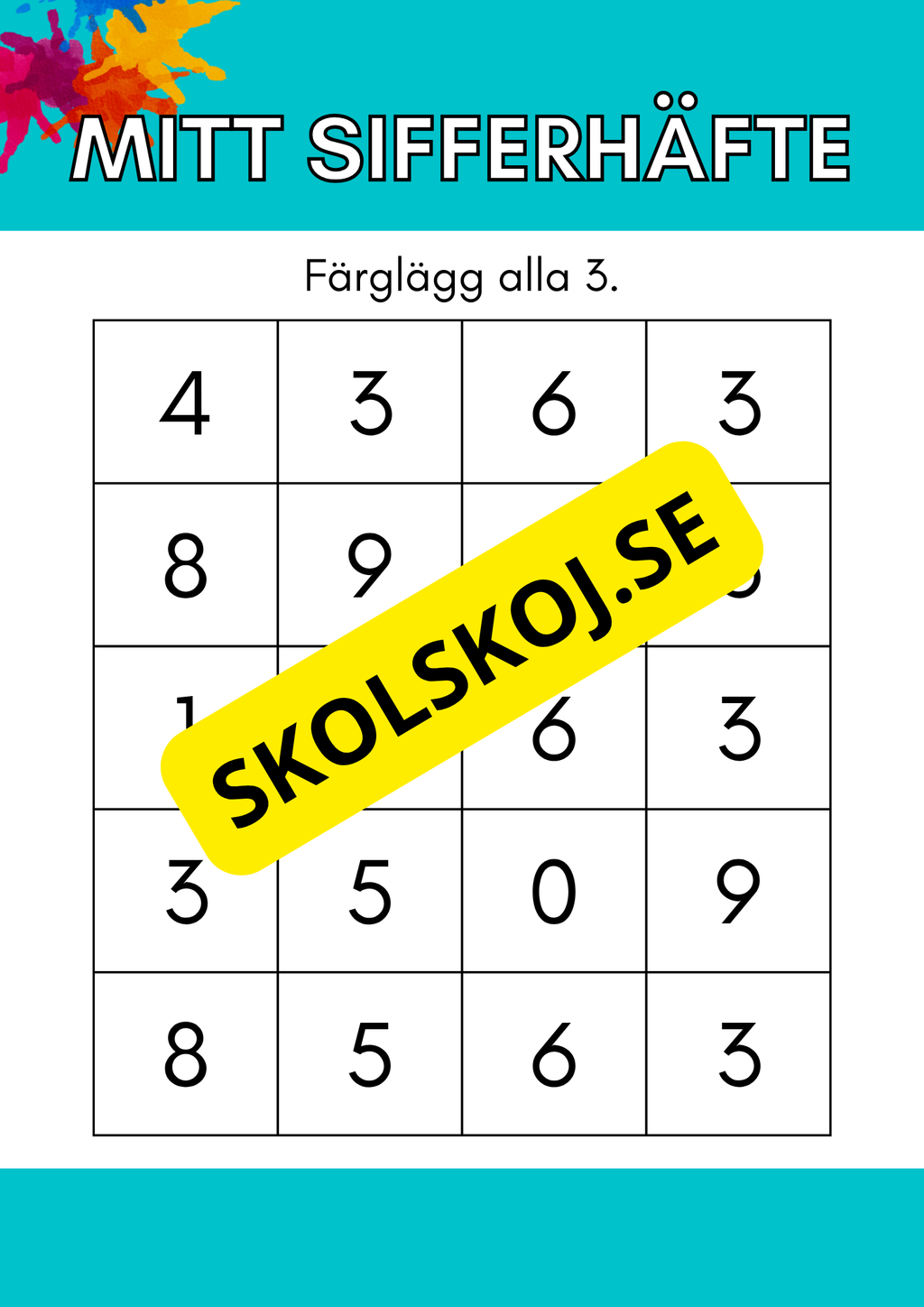 Mitt sifferhäfte