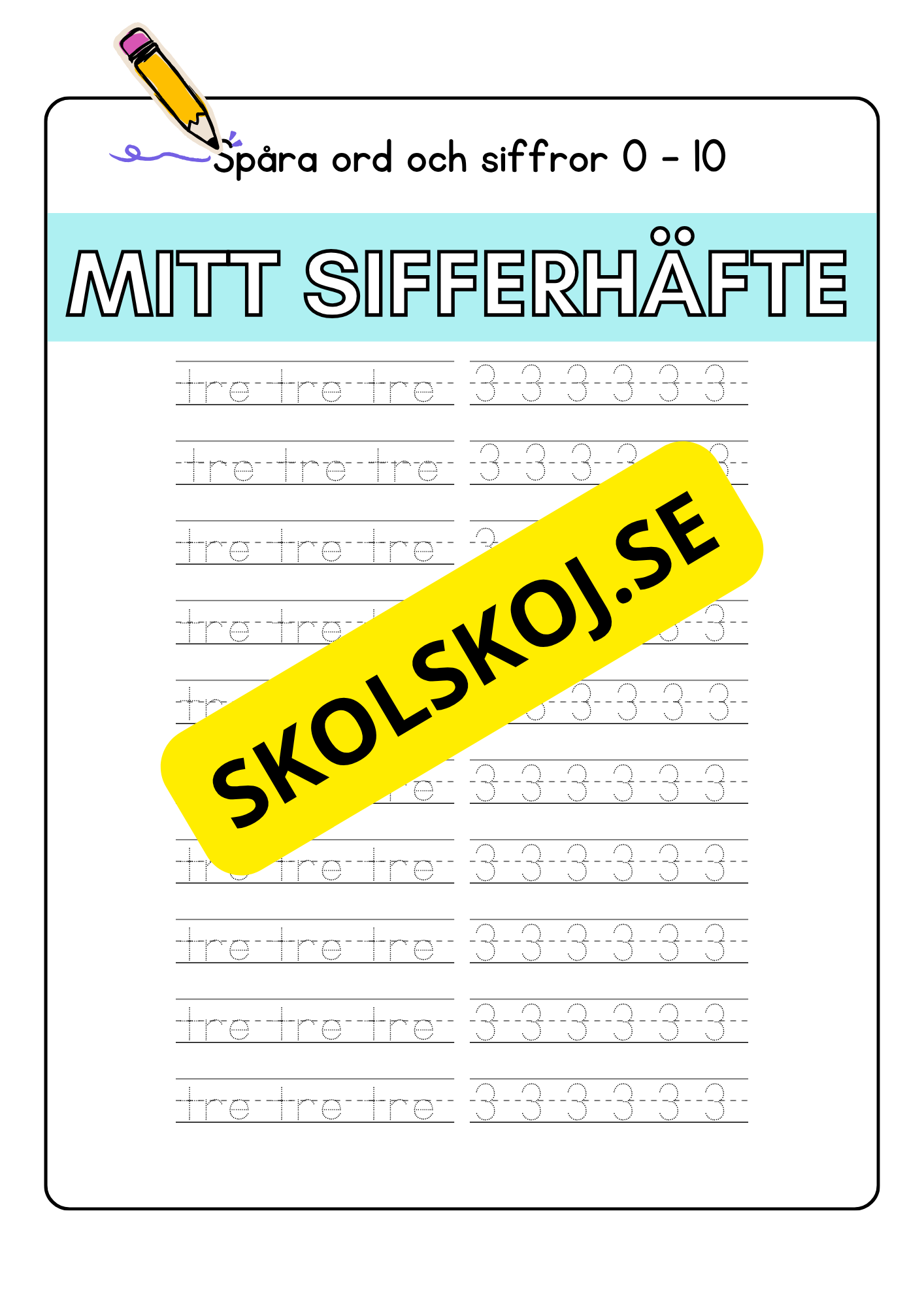 Mitt sifferhäfte