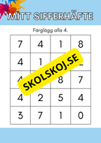 Mitt sifferhäfte