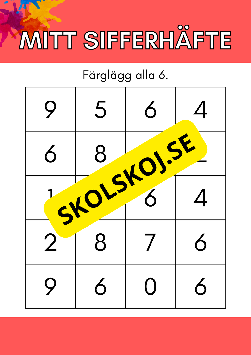 Mitt sifferhäfte
