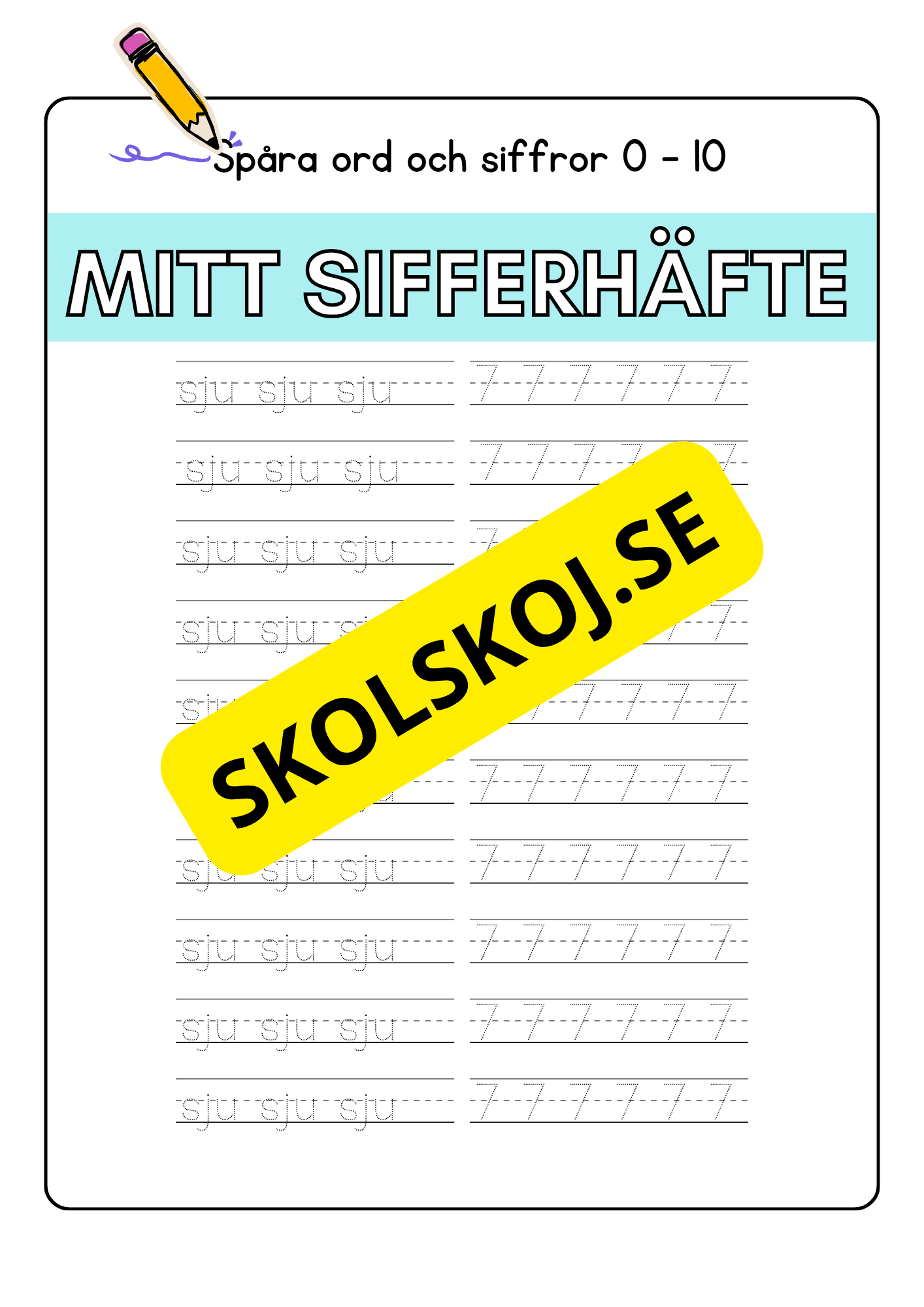 Mitt sifferhäfte