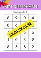 Mitt sifferhäfte