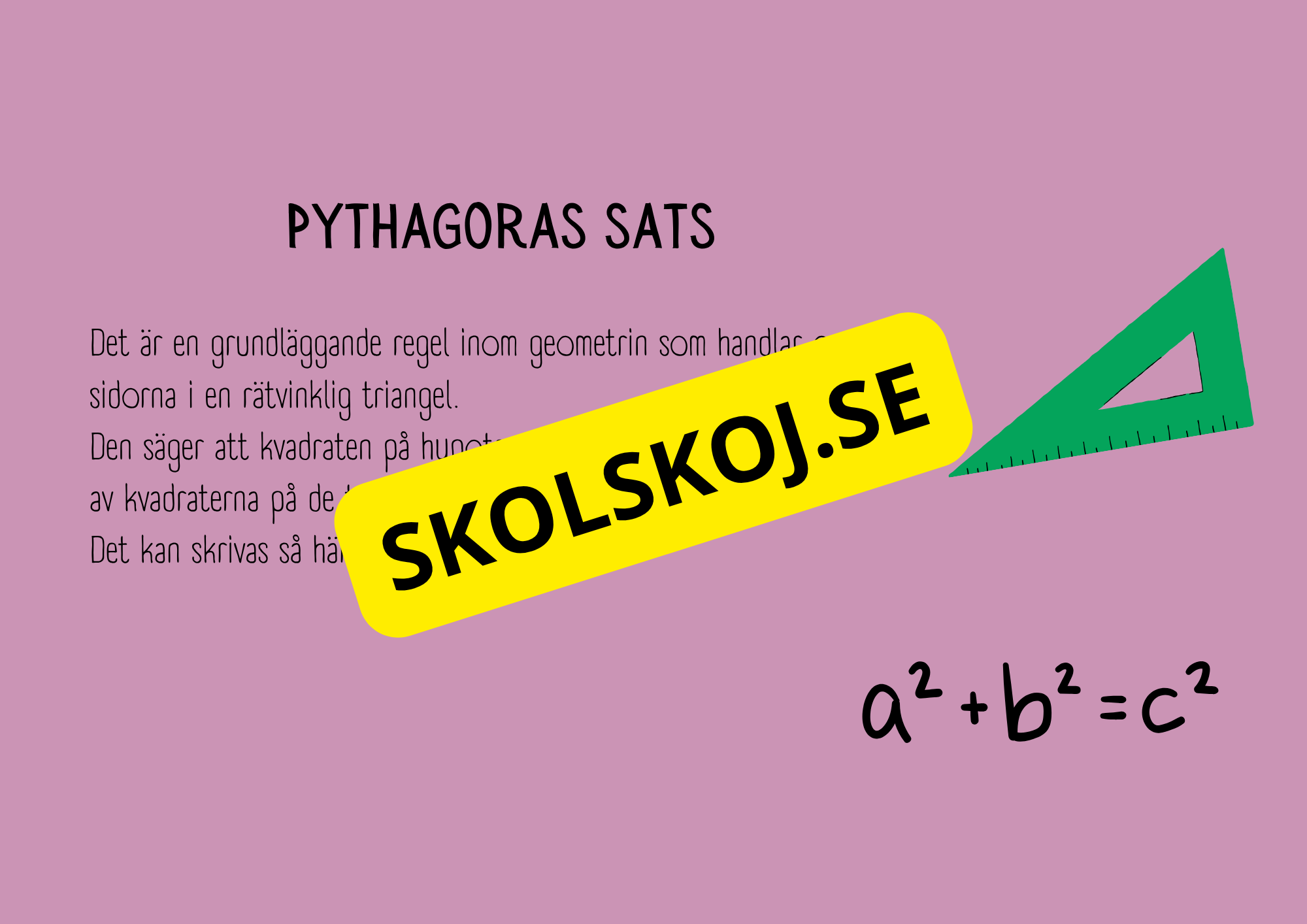 Pythagoras sats