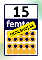 Väggsiffror - 1 - 20 - A4 format