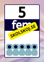 Väggsiffror - 1 - 20 - A4 format
