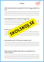 Vattnets kretslopp och materialens betydelse - Läsförståelse - Åk 4 - 6