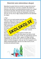 Vattnets kretslopp och materialens betydelse - Läsförståelse - Åk 4 - 6