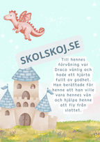 Den snälla draken och den modiga prinsessan - Läsförståelse + frågor