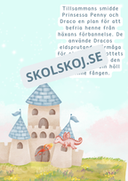 Den snälla draken och den modiga prinsessan - Läsförståelse + frågor