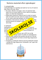 Vattnets kretslopp och materialens betydelse - Läsförståelse - Åk 4 - 6