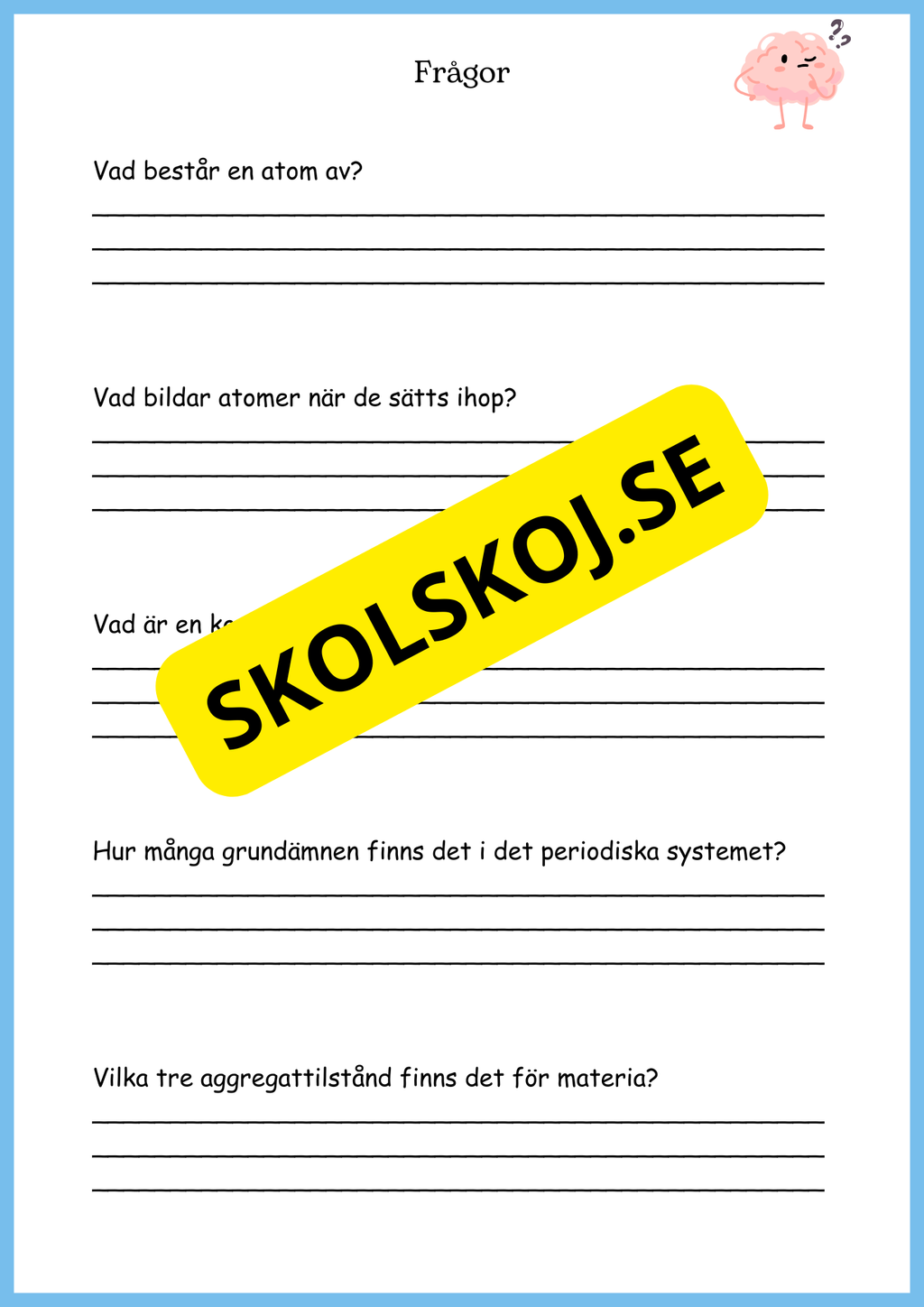 Vattnets kretslopp och materialens betydelse - Läsförståelse - Åk 4 - 6