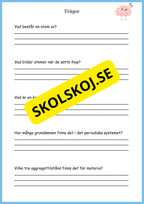 Vattnets kretslopp och materialens betydelse - Läsförståelse - Åk 4 - 6