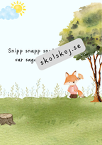 Lisa den nyfikna räven - Läsförståelse + frågor