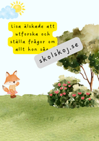 Lisa den nyfikna räven - Läsförståelse + frågor