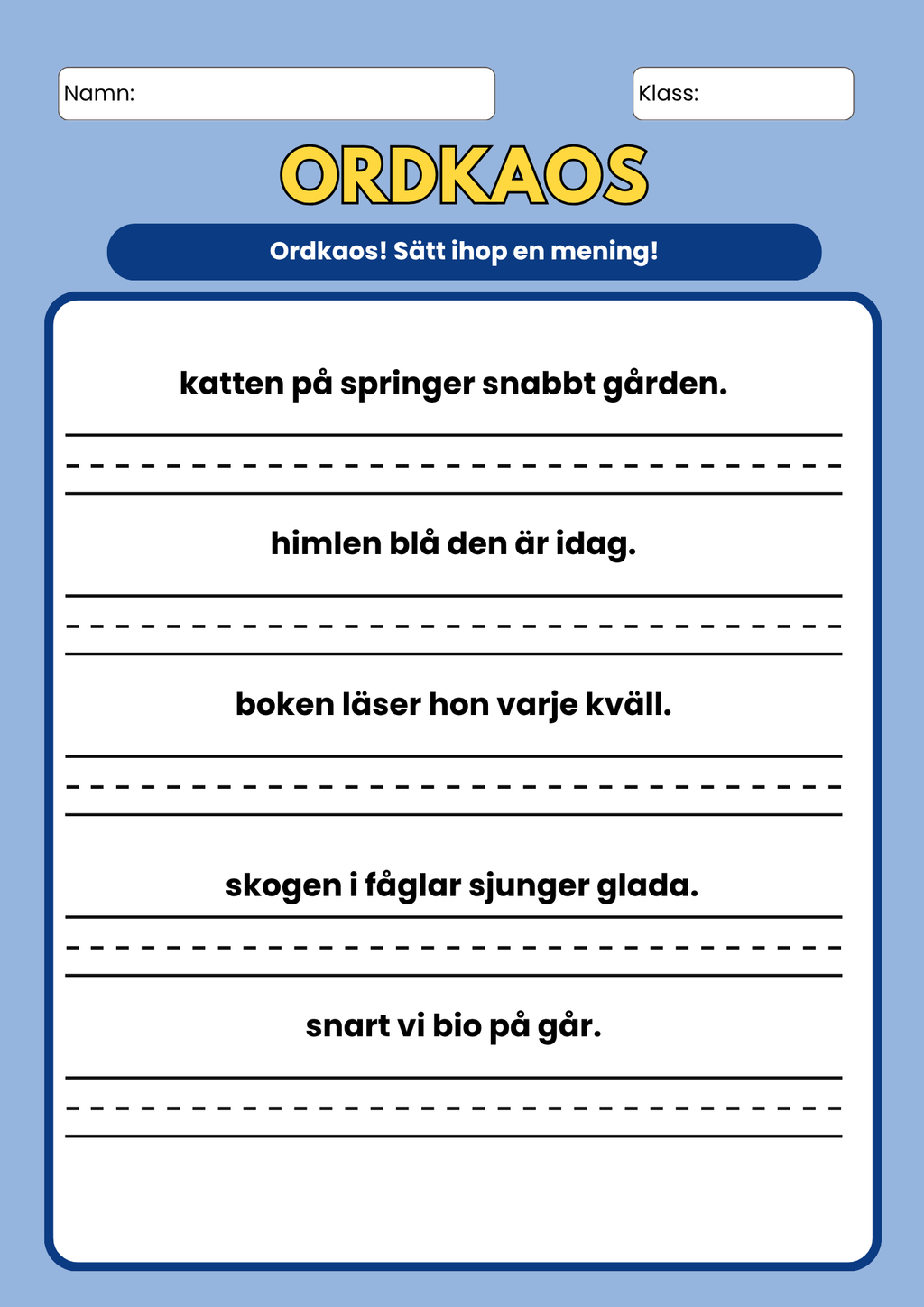 Ordkaos