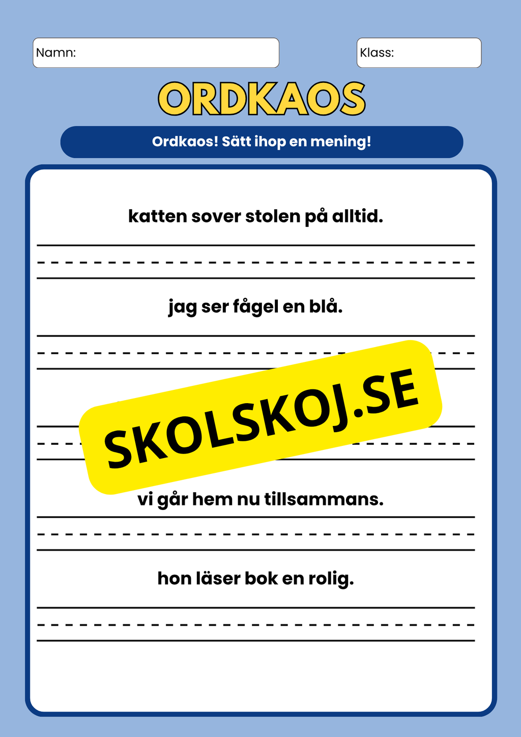 Ordkaos