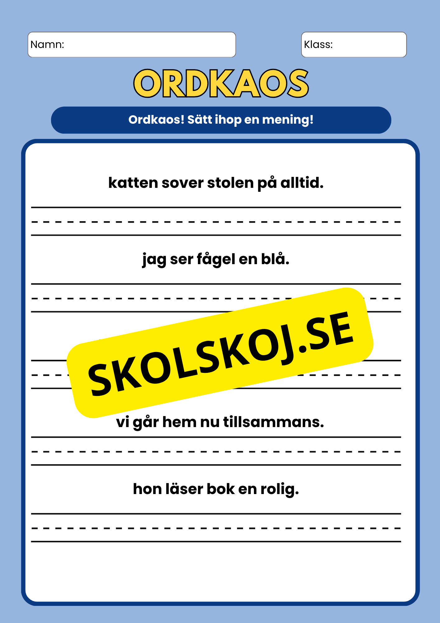 Ordkaos
