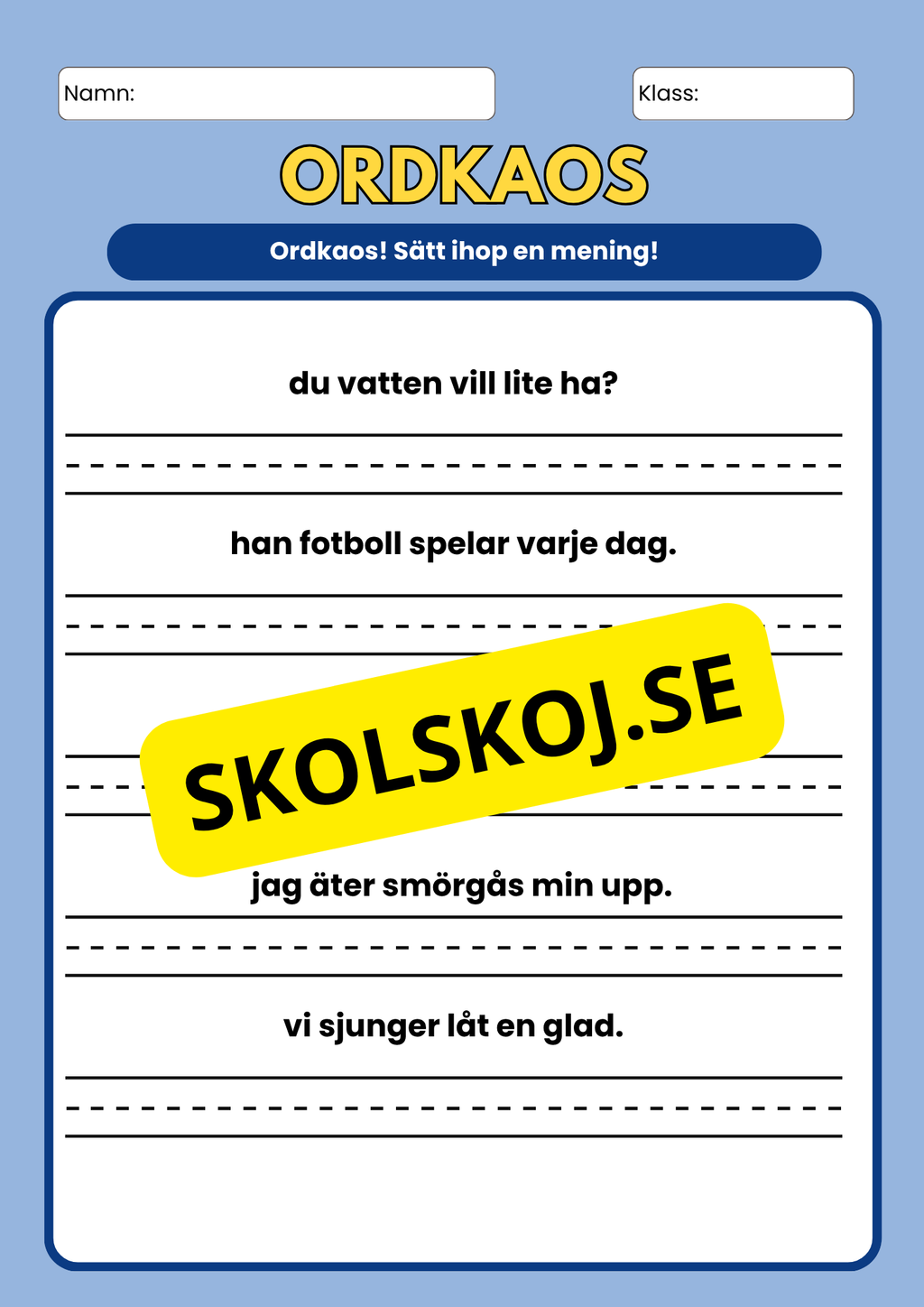 Ordkaos
