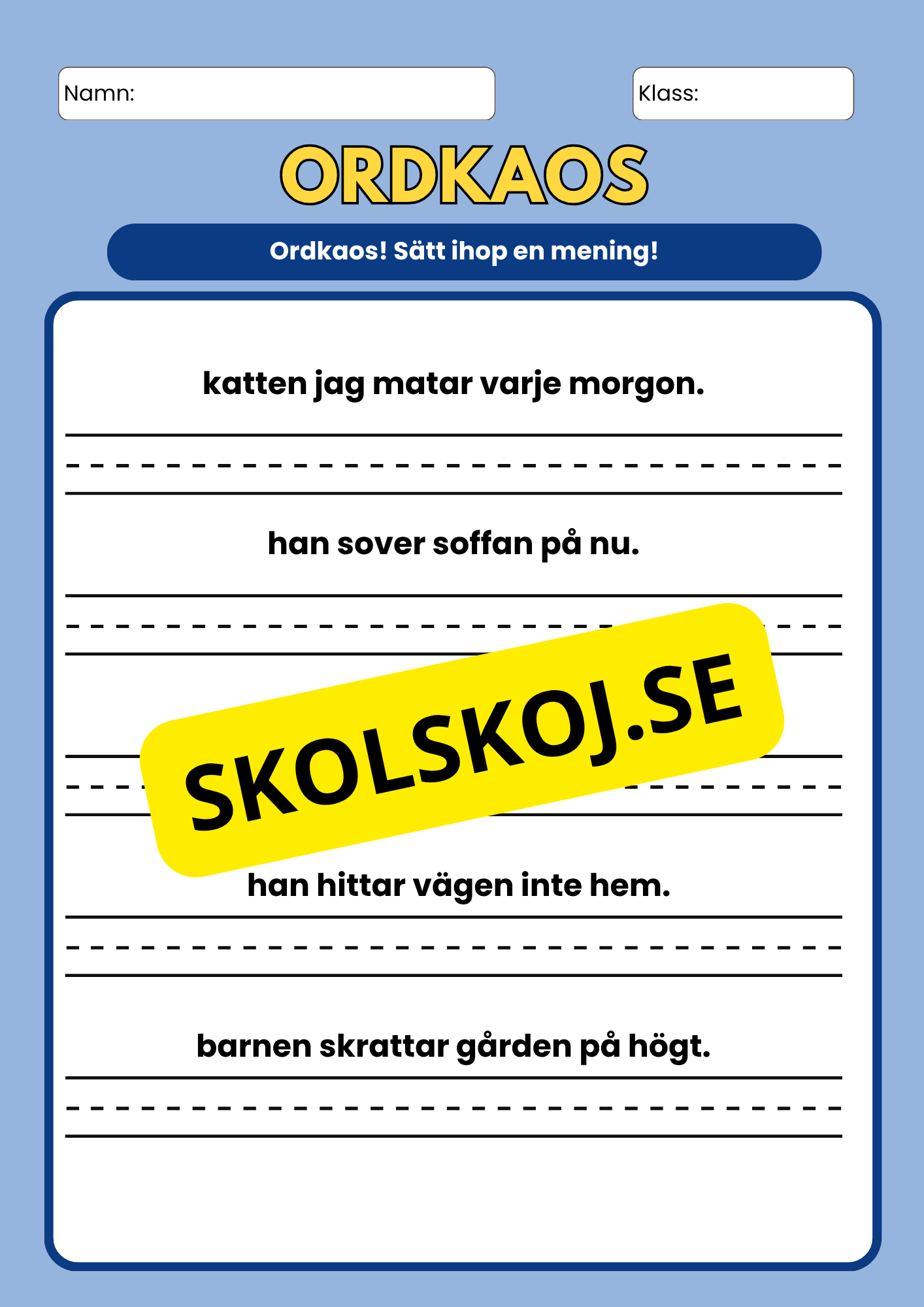 Ordkaos